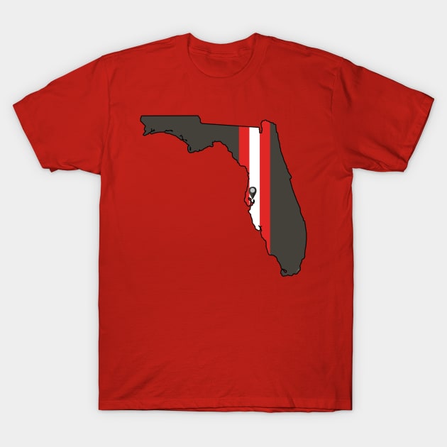 Tampa Bay Football (Alternate) T-Shirt by doctorheadly